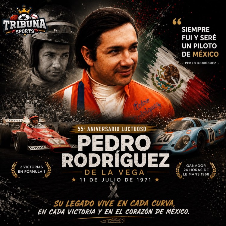 A 55 años de su partida, Pedro Rodríguez sigue acelerando en la memoria de&nbsp;México
